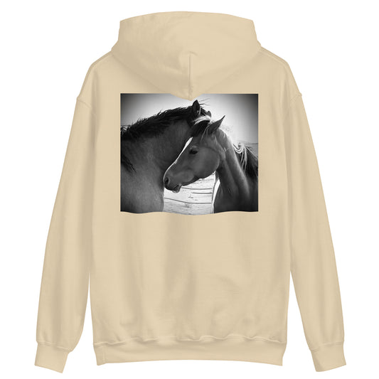 Mojave Atelier Black & Tan "Besties" Unisex Hoodie